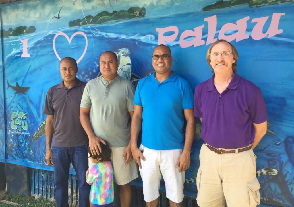 The Tmetuchl brothers still are close with Dr. Dale Jenkins, who retired from St. John's and now lives in Palau. (photo by Patrick Lujan)