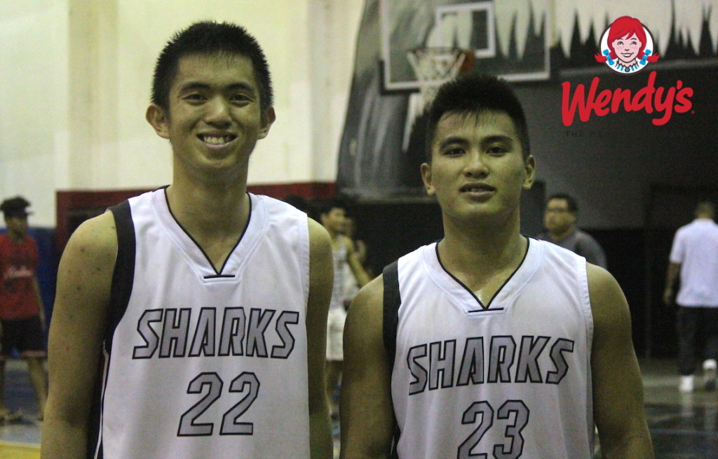 Wendy's players of the game Evander De Guzman and John Buan helped the Sharks earn the overtime victory.