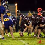 GW Gecko defense square up against FD Friar offense. (Photo by Michael Blas)