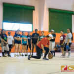 Bubba Nickles hosted her first ever clinic on Guam at the Agana Heights gym after rainy weather forced the clinic to be moved indoors. (photo by Michael Blas)