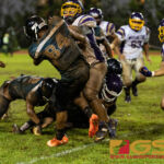 The GW Geckos hold off the home team JFK Islanders under heavy rain for the win, improving their record to 3-1. (Photo by Michael Blas)