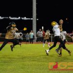 Tiyan Titan's Edison Santos catches an interception near the goal line. (Photo by Michael Blas)