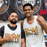 Wendy's Players of the Game: Guam Elite Friars Dominic Sablan, left, and Vince Estella, right, created huge plays to beat out the PFC Islanders for the 2018 All Island Alumni League Championship title. (Photo by Michael Blas)