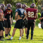 The Silver Mustangs run through some drills in preparation of the 2018 Triple J All Star Game against the Raptors. (Photo by Michael Blas)