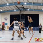 Guam High Panthers Aniah Cruz takes her chance behind the three point line. (Photo by Michael Blas)