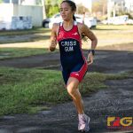 Genina Poilo Criss starts her run. (Photo by Michael Blas)