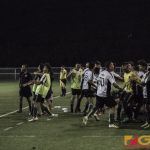 The JFK Islanders wrapped up a perfect season, winning the 2018 IIAAG Boys Soccer title over the Harvest Eagles (photo by Michael Ebio)