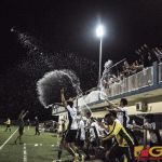 The JFK Islanders wrapped up a perfect season, winning the 2018 IIAAG Boys Soccer title over the Harvest Eagles (photo by Michael Ebio)