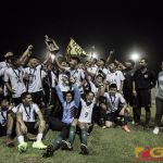 The JFK Islanders wrapped up a perfect season, winning the 2018 IIAAG Boys Soccer title over the Harvest Eagles (photo by Michael Ebio)