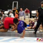 Okkodo Bulldogs Peter Olandez defeated GW Geckos Noah Quichocho Academy Cougars Andrea Salas defeated GW Geckos Kitana Neal to get gold in the 145 pound division. (Photo by Michael Blas)