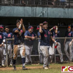 Team Guam host American Samoa for the Bronze Medal in the WBSC U18 Oceania Tournament (photo by Michael Ebio)