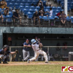 Team Guam host American Samoa for the Bronze Medal in the WBSC U18 Oceania Tournament (photo by Michael Ebio)