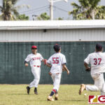 Team Guam host American Samoa for the Bronze Medal in the WBSC U18 Oceania Tournament (photo by Michael Ebio)