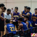 GW Geckos Coach Lawrence Luces motivates his team to continue pushing their lead in the first half. (Photo by Michael Blas)