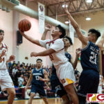 FD Friars Christian Taitano finds the open space in heavy traffic to sink in the layup. (Photo by Michael Blas)