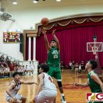 JFK Islanders Lawrence Tisalona knocks in two points to cut the deficit down to three points in the 4th quarter. (Photo by Michael Blas)