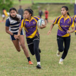 The ND Royals defeated the seven time Champions, GW Geckos, 21-17 to become the 2019 IIAAG/GRFU Girls High School Rugby Champions. (Photo by Michael Blas)
