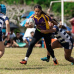 The ND Royals defeated the seven time Champions, GW Geckos, 21-17 to become the 2019 IIAAG/GRFU Girls High School Rugby Champions. (Photo by Michael Blas)