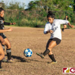 The St. Paul Warriors defeated the home team Tiyan Titans 3-1 in their IIAAG Girls HS Soccer game on Tuesday, April 30, 2019. (Photo by Michael Blas)