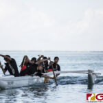 The IIAAG High School Paddling season came to an end on May 11, 2019. All the schools competitors, family and friends showed up to Tumon Bay for one last time. (photo by Bout It Productions)