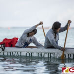 The IIAAG High School Paddling season came to an end on May 11, 2019. All the schools competitors, family and friends showed up to Tumon Bay for one last time. (photo by Bout It Productions)