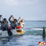 The IIAAG High School Paddling season came to an end on May 11, 2019. All the schools competitors, family and friends showed up to Tumon Bay for one last time. (photo by Bout It Productions)