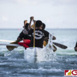The IIAAG High School Paddling season came to an end on May 11, 2019. All the schools competitors, family and friends showed up to Tumon Bay for one last time. (photo by Bout It Productions)