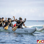 The IIAAG High School Paddling season came to an end on May 11, 2019. All the schools competitors, family and friends showed up to Tumon Bay for one last time. (photo by Bout It Productions)