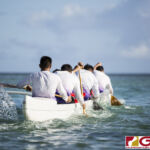 The IIAAG High School Paddling season came to an end on May 11, 2019. All the schools competitors, family and friends showed up to Tumon Bay for one last time. (photo by Bout It Productions)