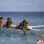 The IIAAG High School Paddling season came to an end on May 11, 2019. All the schools competitors, family and friends showed up to Tumon Bay for one last time. (photo by Bout It Productions)