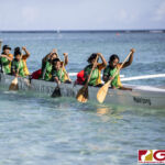 The IIAAG High School Paddling season came to an end on May 11, 2019. All the schools competitors, family and friends showed up to Tumon Bay for one last time. (photo by Bout It Productions)