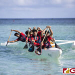 The IIAAG High School Paddling season came to an end on May 11, 2019. All the schools competitors, family and friends showed up to Tumon Bay for one last time. (photo by Bout It Productions)