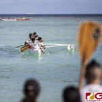 The IIAAG High School Paddling season came to an end on May 11, 2019. All the schools competitors, family and friends showed up to Tumon Bay for one last time. (photo by Bout It Productions)