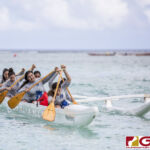 The IIAAG High School Paddling season came to an end on May 11, 2019. All the schools competitors, family and friends showed up to Tumon Bay for one last time. (photo by Bout It Productions)