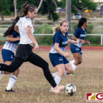 The Academy Cougars defeated the Guam High Panthers 2-1 Thursday afternoon May 16, 2018, advancing to the IIAAG Girls Soccer Championship Game. (Photo by Michael Blas)