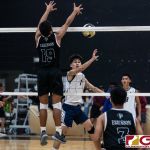 Tiyan Titans Neil Ericsson defends against the attack from Eagles JR Noh. (Photo by Michael Blas)