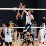 Harvest Eagles Chase Kieth on the tip past Titans Calib Naputi. (Photo by Michael Blas)