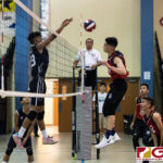 St. Paul Warriors Reo Aiken denies the attack from Okkodo Bulldogs Aydan Abad. (Photo by Michael Blas)