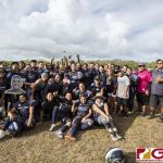The Island Stunnerz pose with their trophy. (photo by Bout It Productions)
