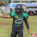 Guam Packers Alika Farrell checks himself in line with the referee. (photo by Bout It Productions)