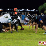 The JFK Islanders defeated the Southern Dolphins 7-0 in their first game of the 2019 IIAAG High School Football Season. (Photo by Michael Blas)