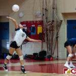 High school girls volleyball teams showed out today at St. John's to compete in Dr. Sheih's Preseason Volleyball Tournament. (Photo by Michael Blas)