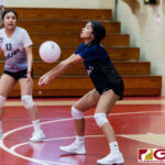 High school girls volleyball teams showed out today at St. John's to compete in Dr. Sheih's Preseason Volleyball Tournament. (Photo by Michael Blas)