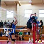 High school girls volleyball teams showed out today at St. John's to compete in Dr. Sheih's Preseason Volleyball Tournament. (Photo by Michael Blas)
