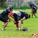 The Southern Dolphins during practice in preparation of the 2019 IIAAG High School Football Season. (Photo by Michael Blas)