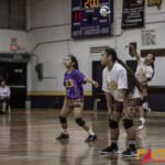 Gw Geckos Niolynn Marcos serves up a spike while teammates Taeani Cruz & Lola Aguon get set. (photo by Bout It Productions)