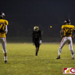 Tiyan Titans Azarias Quichocho gets set on offense against two defending FD Friars. (photo by Bout It Productions)