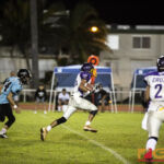The GW Geckos & The Southern High Dolphins meet in the 2019 IIAAG High School Football Quarterfinals on Oct. 11, 2019. (photo by Bout It Productions)