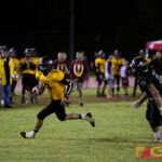 The Father Duenas Friars & The Simon Sanchez Sharks meet in the 2019 IIAAG High School Football Semifinals on Oct. 18, 2019. (photo by Bout It Productions).
