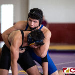 High School wrestlers hit the mats in a Preseason Tournament held at the FD Jungle. (photo by Bout It Productions.)